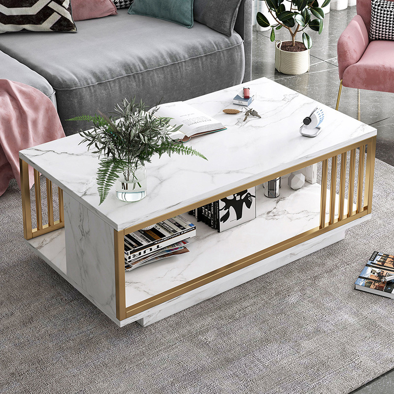 Modern simple tea table multifunctional sofa side luxury small table home living room creative mini tea table small apartment