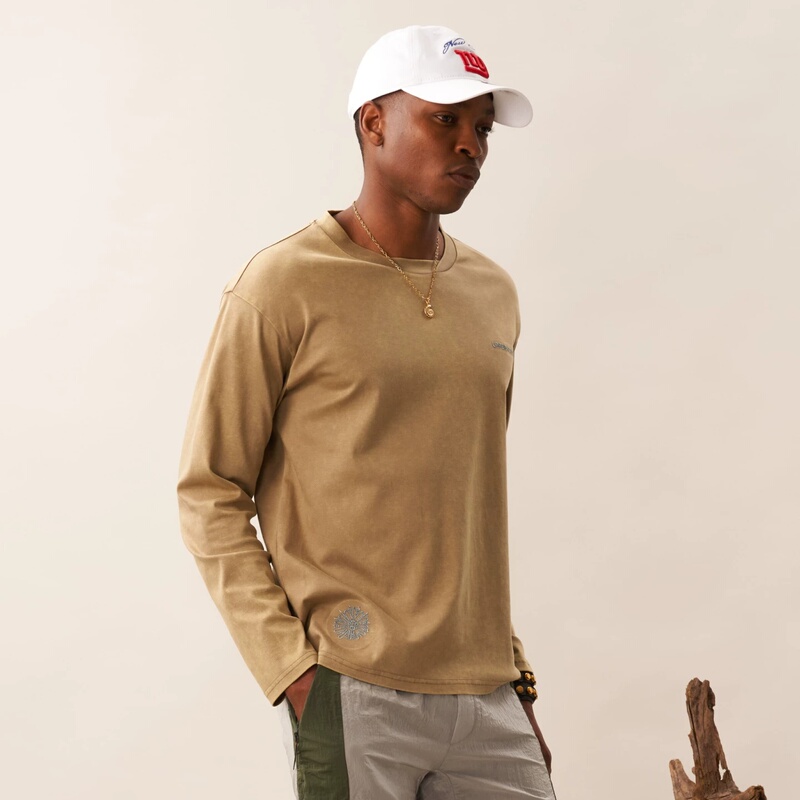Uppervoid Latitude Coordinates | Jossa S Printed Long-Sleeved Top for Men and Women in Spring and Summer 24Ss1Blmus2067 Uppervoid Latitude Coordinates | Jossa S Printed Long-Sleeved Top for Men and Women in Spring and Summer 24Ss1Blmus2067