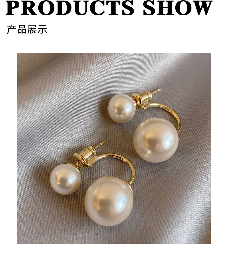 S925银针珍珠耳环女2025新款爆款气质耳钉小众设计感高级两戴耳饰详情10