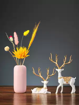 Nordic style living room dining table dried flower decoration vase small ornaments Home accessories modern simple entrance creative decoration