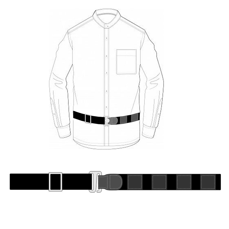 Shirt anti-crewter Anti-slip Quet Strap Anti-Fry-out fixed with male and female adjustable stir-shirt shirt girdle orthodress