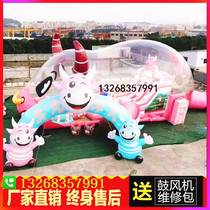 2021 OUTDOOR LARGE INFLATABLE CATTLE YEAR MARINE BALL PARK CHILDREN WHALE ISLAND WATER CRYSTAL PALACE one million OCEAN BALL