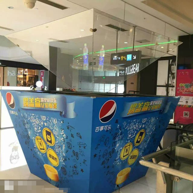 360 degree 1 5 meters * 1 5 meters intelligent holographic showcase booth stand-alone playback external host software All