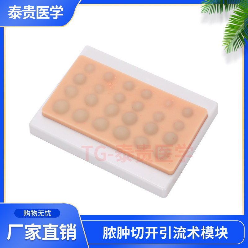 LV5-4脓肿切开引流术模块鉴别诊断清创消毒处理术后操作练习模型
