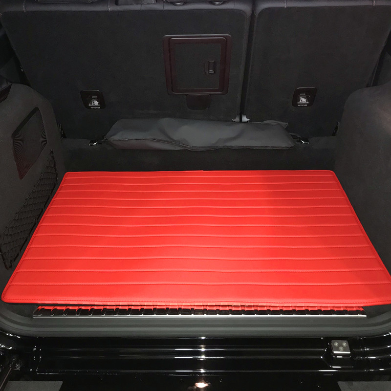 Suitable for 19 Mercedes-Benz big G trunk mat G63G500G55AMG leather tail box mat texture car mat