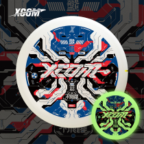 XCOM Ike functional luminous red white and blue limited edition flying disc 175g extreme outdoor sports competitive flying disc customization