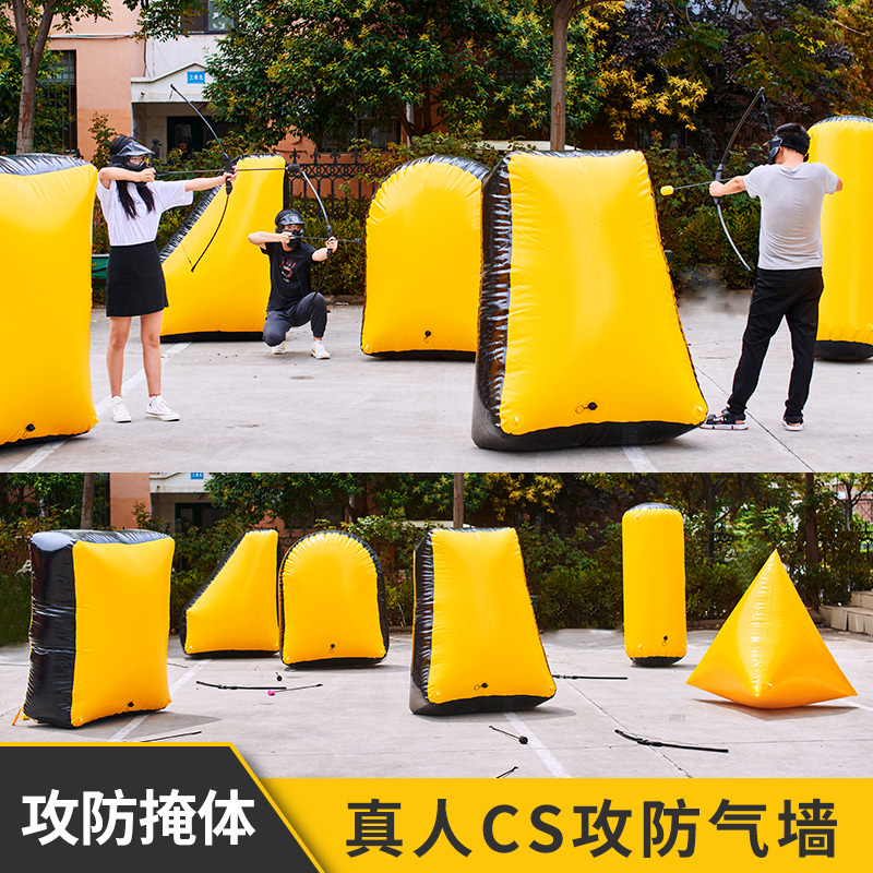 Cs Offensive and Defensive Arrow Shield Set Team Building Entertainment for Children and Adults Outdoor Battle Recurve Bow and Arrow Shooting Archery Equipment