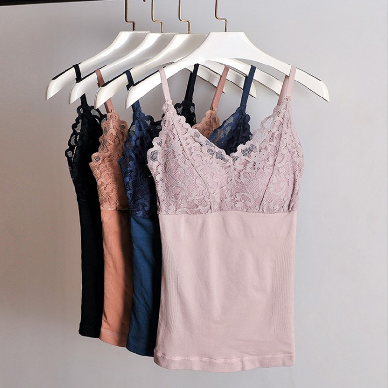 Single layer menu slim hanger vest can wear waist lace punch with chest mat woman sleeveless coat