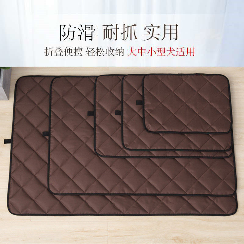 Waterproof Kennel Winter Oxford Burneto Bite Prevention Dog Mat Gold Wool Large Dog Moisture Resistant All Season Universal Dog Bed