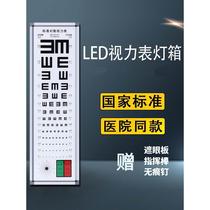 Tableau des yeux standard international test de la vue des enfants à domicile mur de vision logarithmique suspendu tableau de test de la myopie de la maternelle