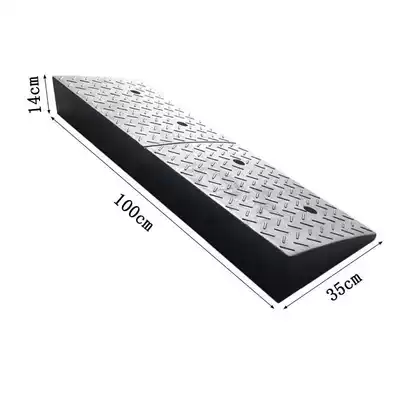 Rubber and plastic car platform step gentle slope cushion uphill pad Road tooth slope cushion wheelchair stair cushion cushion
