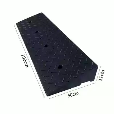 Rubber and plastic car platform step gentle slope step cushion uphill pad Road tooth slope cushion wheelchair staircase slope cushion