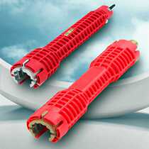 Multifunctional bathroom faucet sleeve sink wrench plumbing household appliance screw removal hardware tool