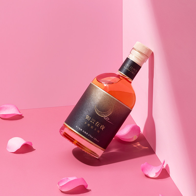 Such as clouds in the wild rose wine Lady's self-brewed fruit wine Face value girl low-grade sweet wine gift box set Net red fruit wine