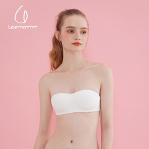 Pull underwear without shoulder-strapped bra anti-skating woman anti-skater summer thin invisible small bra bra without trace back