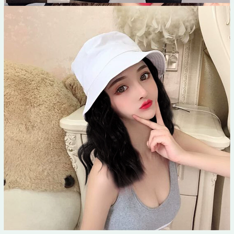 Шляпа, демисезонная универсальная съемная wig cap, интернет-знаменитость