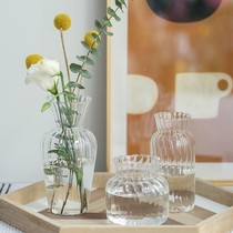 Dry Flower Vase Glass Water Raised Flower Arrangement Living-room Bedroom Pendulum With Decorative Hydroponic Plant Vessel Minima Modern-day