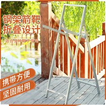 Folding durable metal target frame bow and arrow archery compound reverse bow target holder sports shooting Arrow grass target