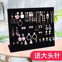 Flannel simple jewelry shelf jewelry earring board hanging necklace earrings storage board jewelry display stand home