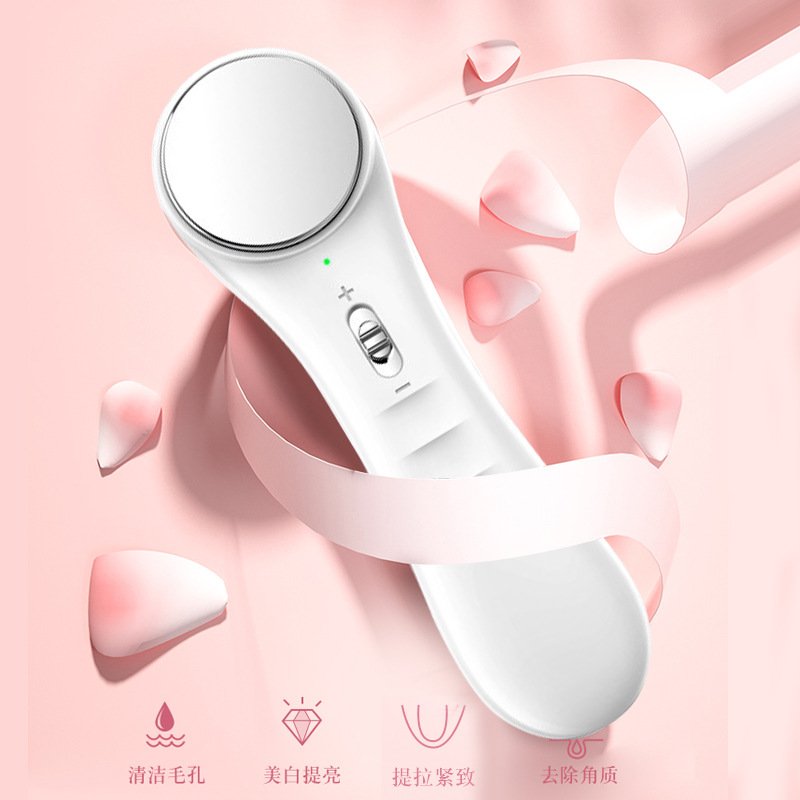 Beauty instrument home wash face lift firming cleansing import facial massage ion electric cleaning import instrument