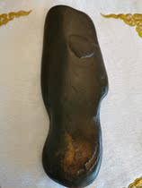 Yunnan natural yellow dragon jade crow skin seed bracelet pendant hand play pieces hand string rough stone