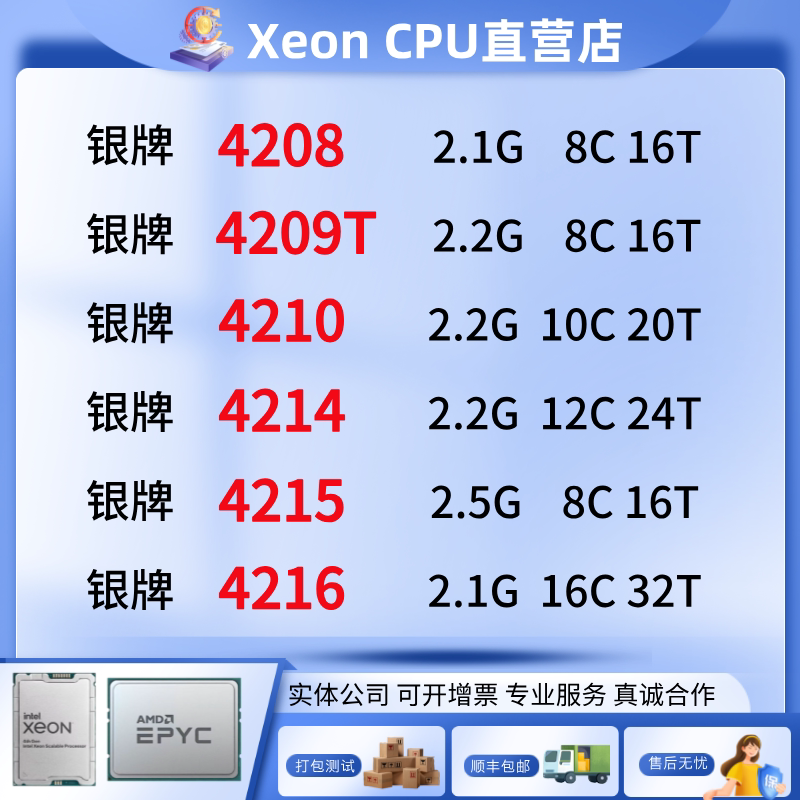 Intel Xeon 4208-4216，数据中心级CPU如何重塑计算力？-CPU-淘宝好物网