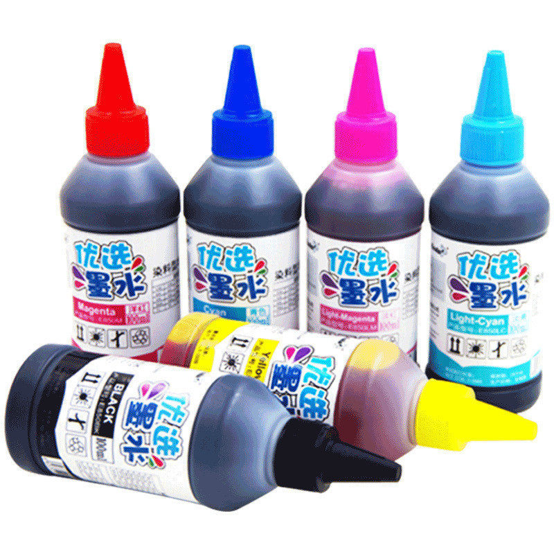 EPSON L301 L360 L800 L801 L805 Filling ink Dye ink replacement compatible ink Photographic film color printing dye ink Four-color six-color mixed dye