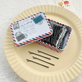 Черная волнистая заколка для волос для взрослых, аксессуар для волос, шпильки для волос