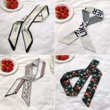 Повязка на голову, лента, ретро аксессуар для волос, резинка для волос, изысканный стиль, цветочный принт, популярно в интернете, французский стиль