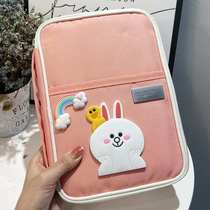 Baby birth certificate storage package card bill multi-function large canvas portable family ID bag Universal