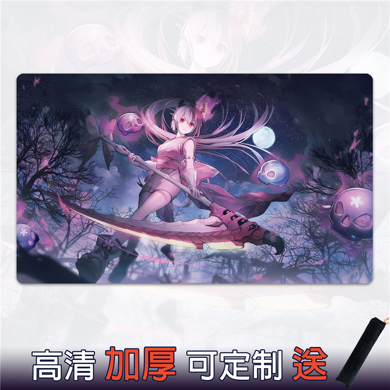 Game King Card Mat Diy Pylori Blood Cherry Demon Family Card Single Table Tour Mat customized YUGIOHPlaymat-Taobao