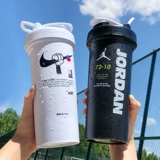 Портативный пластиковый вместительный и большой матовый чайник для воды для спортзала, защита при падении