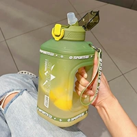 Обновление!Квадрат более портативный!Градиент зеленый 2.3L+солома+веревка Bift+Компенсация пакета утечки