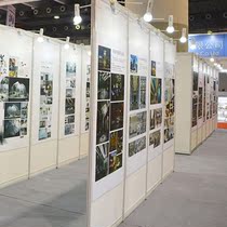 Book Painting Exhibition Board School Fine Art Exhibition Board Octagonal Calligraphy Works Exhibition Board Advertising Screen Advertising Screen Folding Exhibition Board