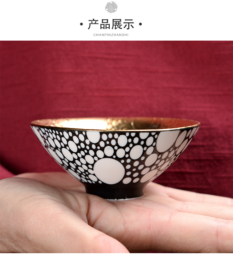 The Sample tea cup ceramic hat to single glass glaze porcelain tea master small tea cups, kung fu tea tea set personal cup