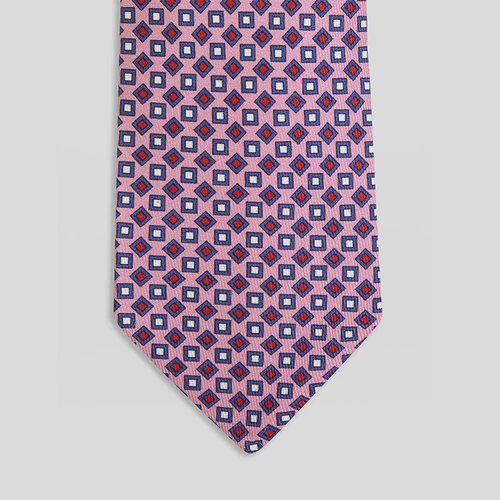 [Оценки интереса -Free] etro/ai chuo/2021 весна и лето Новый/мужской геометрический рисунок настоящий шелковый галстук