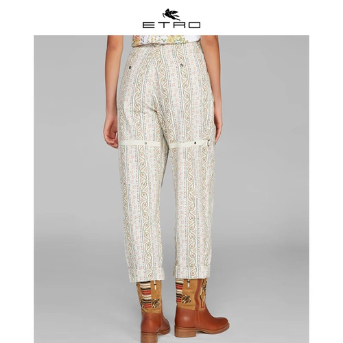 [Hui] etro ai chuo/2020 весна и лето Новые/Женские Педри Печатные полоса