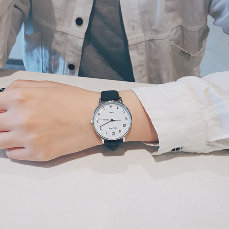 Civil servant examination special silent watch male junior high school students waterproof simple temperament electronic quartz watch female