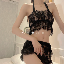 Small Stains Girl Pure Desire Sexy Summer Lace Harnesses Sleepwear Shorts Suit Clairvoyant Seductive Spice Fire Spicy Teasing