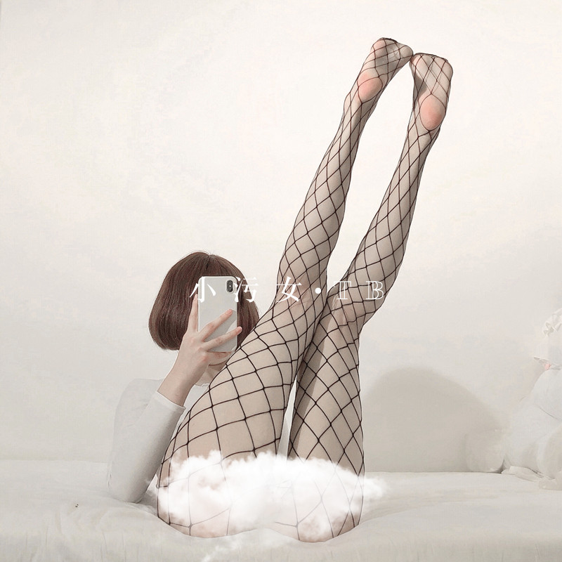 Sexy White Fishing Nets Socks female beauty legs Lean Silk Socks Spice-free Pants Black Silk Seduction Erotic