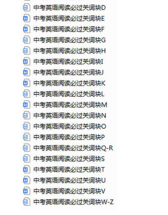 2024年初中英语中考英语词汇梳理总复习总结归纳知识点word电子版