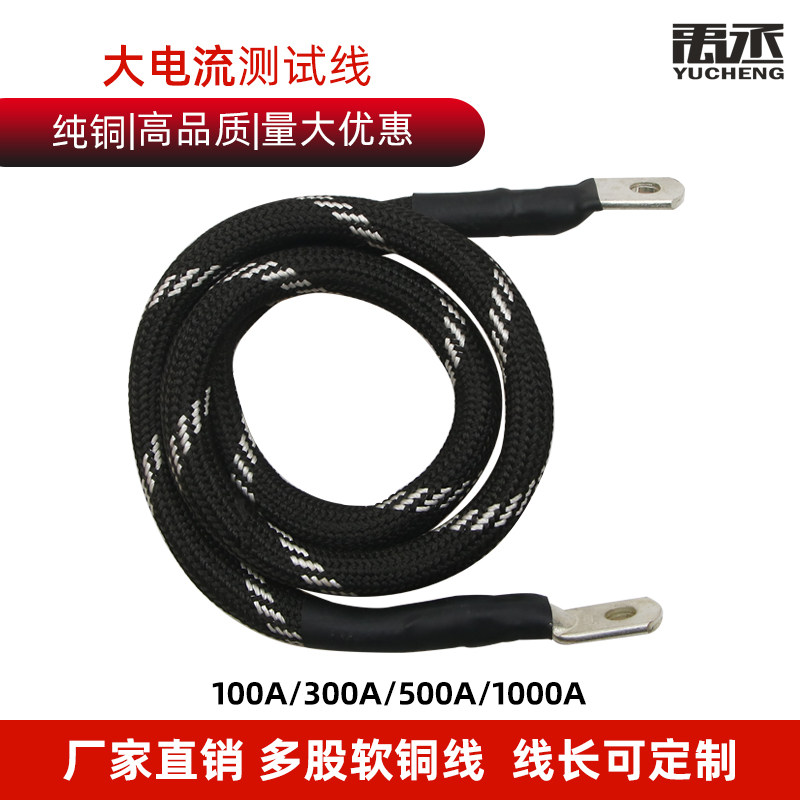 100A 100A 300A 500A 1000A 1000A Current Pilot Cable Large Electric Flow Line Once Liter Current Power Test Line