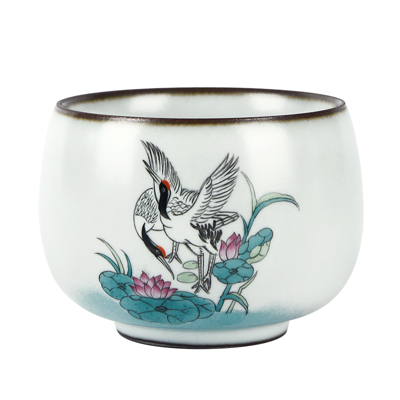 Shot incarnate your up hand - made open piece of kung fu tea master of jingdezhen ceramic tea set sample tea cup cup personal single CPU