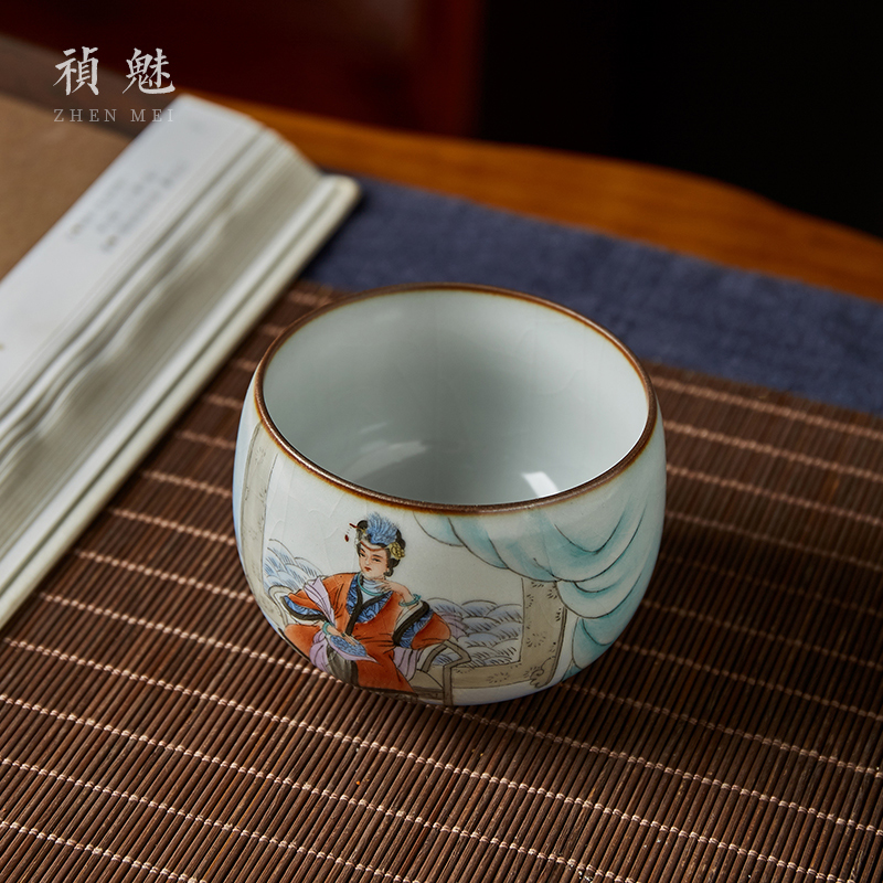 Shot incarnate your up hand - made production city phoenix jingdezhen ceramic cups kung fu tea master sample tea cup cup single CPU