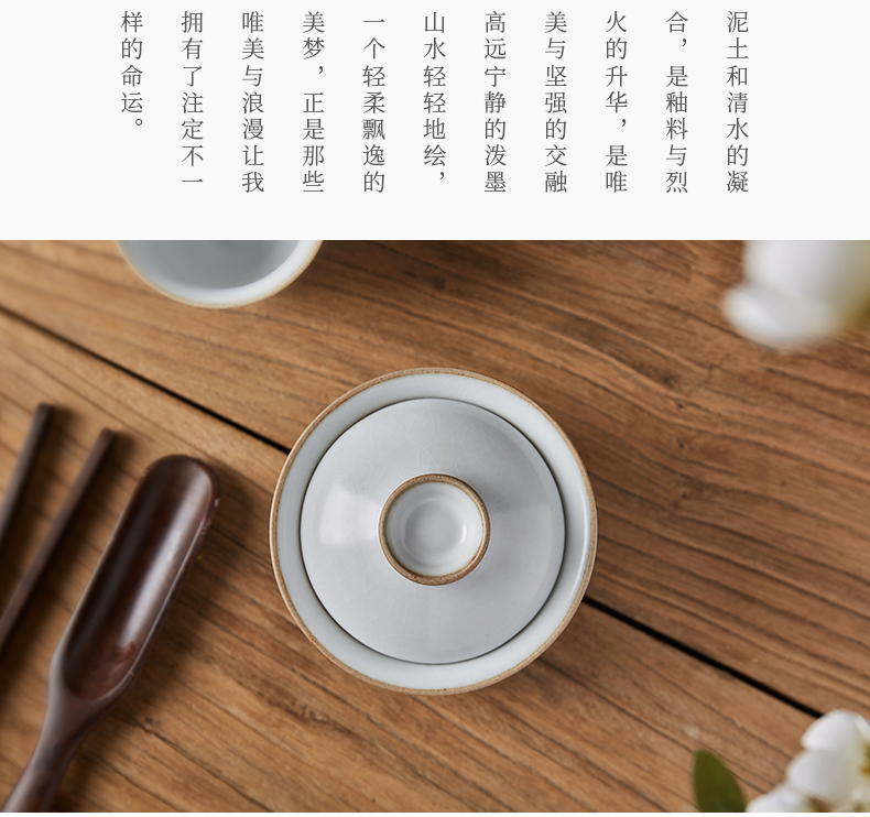 Shot incarnate the jingdezhen ceramic your up hand - made only three tureen tea cups ancientry kung fu tea tea bowl cover cup