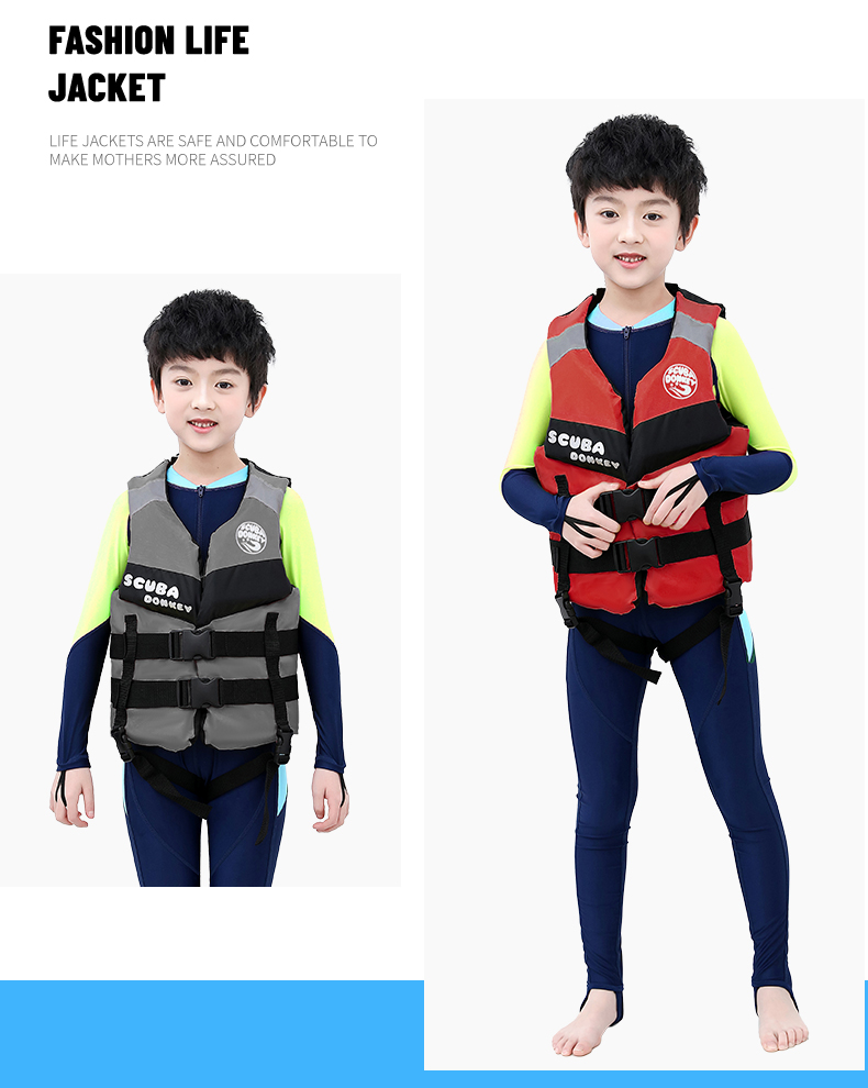 Children's life jacket large buoyancy marine professional fishing equipment water snorkeling survival adult swimming vest vest