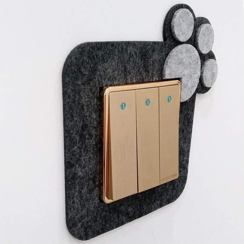 Switch Protective Sheath Anti-Dirty Sticker Cartoon Cute Wall Stickup Bedroom Living-room Living-free Wall Creative Switch Decoration