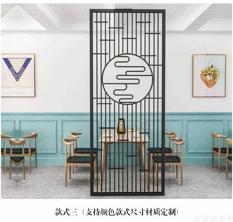 无锡金属屏风隔断客厅进门不锈钢拉丝金属轻奢现代玄关