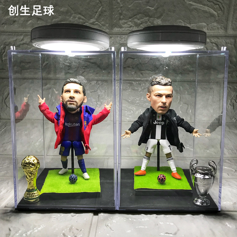 Ronaldo Messi doll Neymar hand-made football star souvenirs around Real Madrid Barcelona Manchester United fans supplies