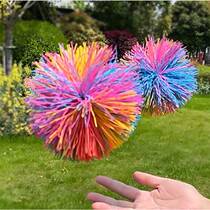 彩色皮筋毽子小学生运动脚踢毽子成人广场舞健身毽球儿童玩具沙包